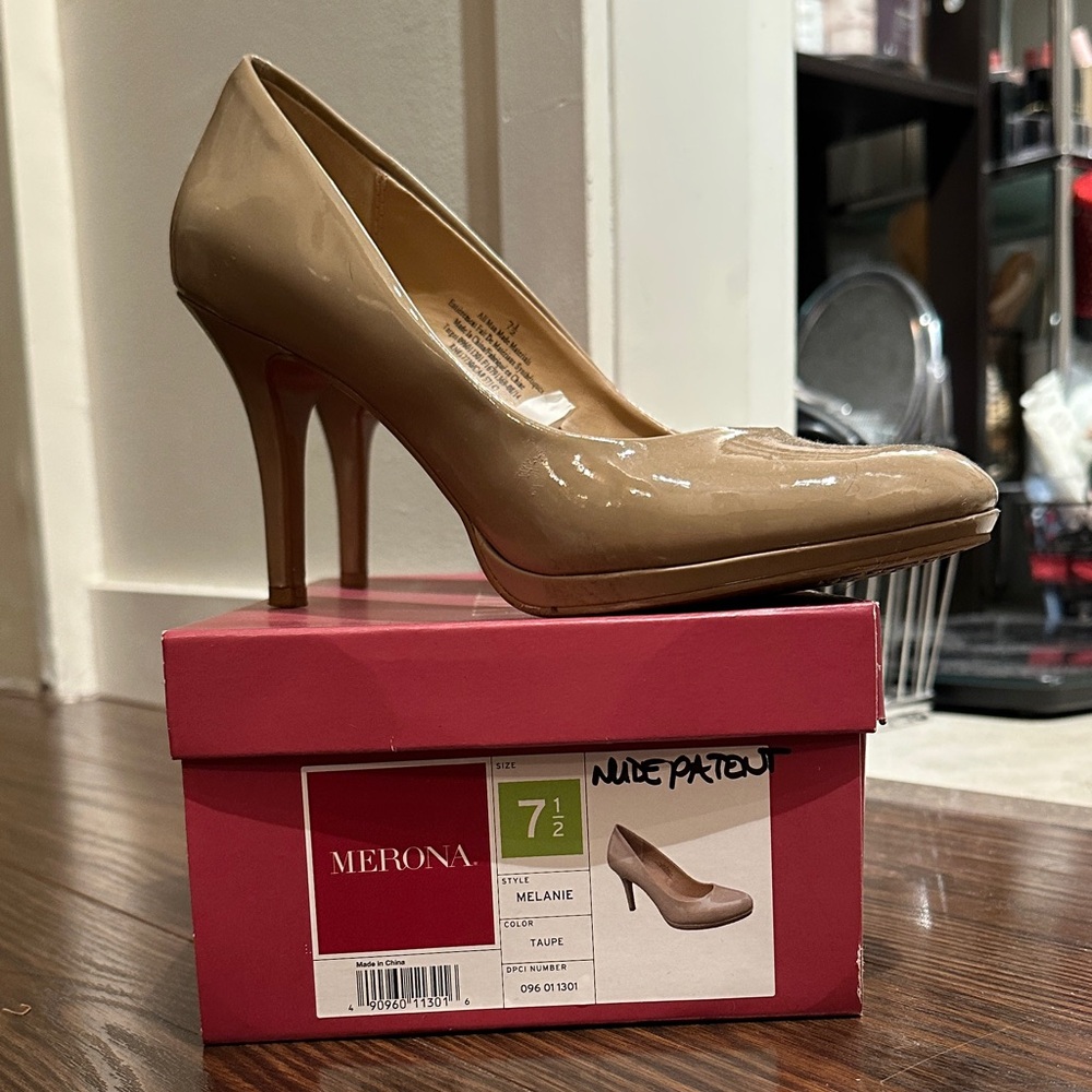 Merona Women's Nude Patent Heels